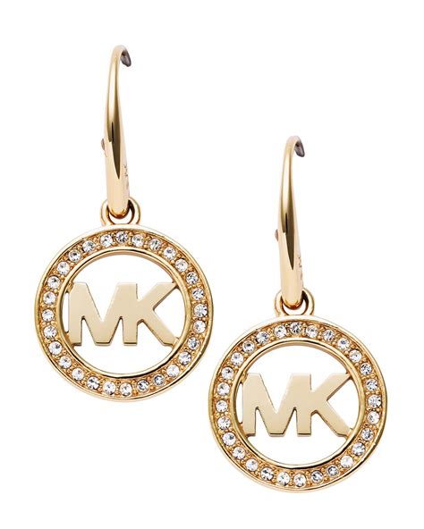 michael kors gold earrings